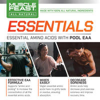 Vegan Essential Amino Acid Powder Post Workout Recovery and Intra-Training Drink, 300g