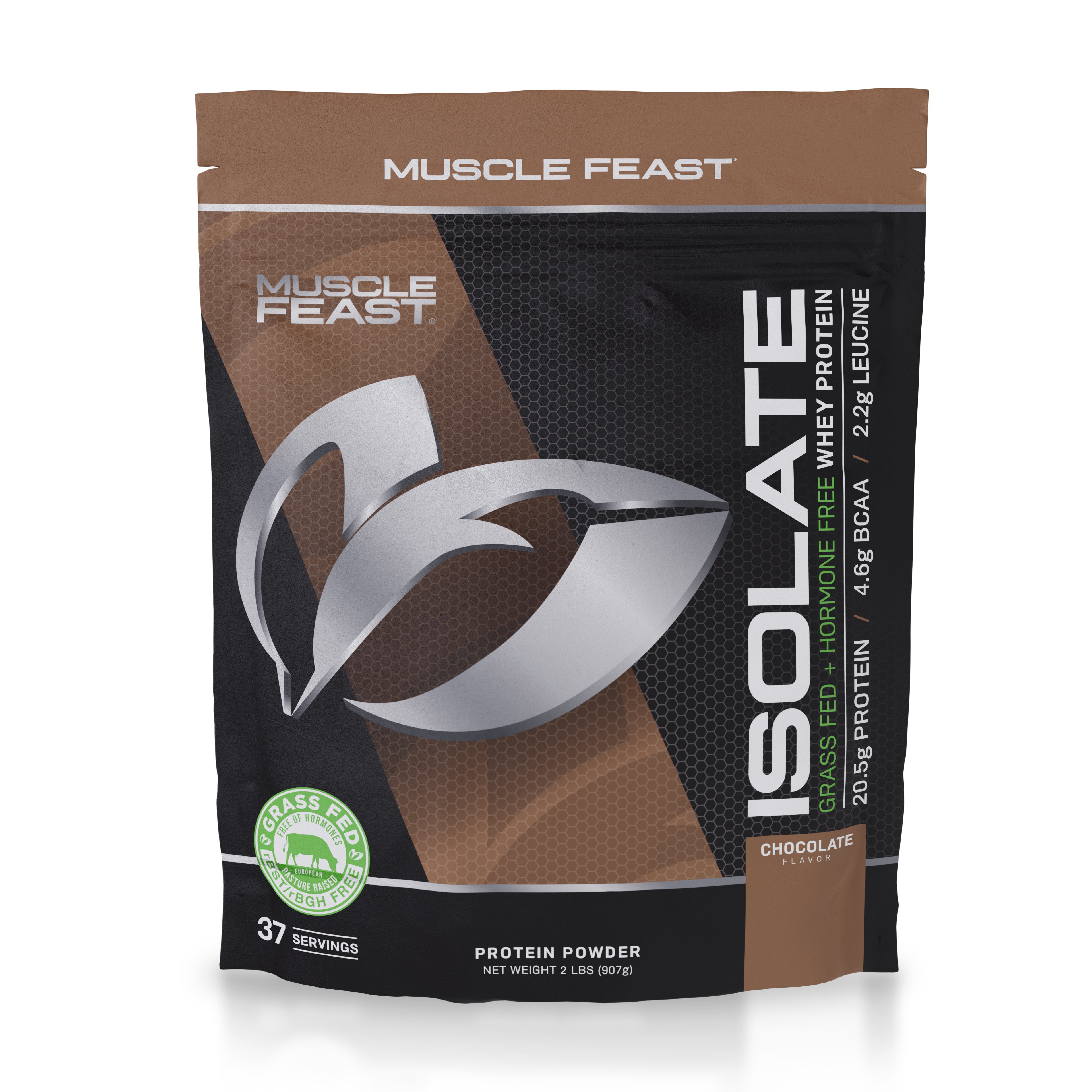 Isolate + Creatine Bundle: 1 Whey Protein Isolate (Chocolate, 2lb) + 1 Creatine Powder (Unflavored, 300g) | Premium Supplements, Vegetarian, Gluten Free