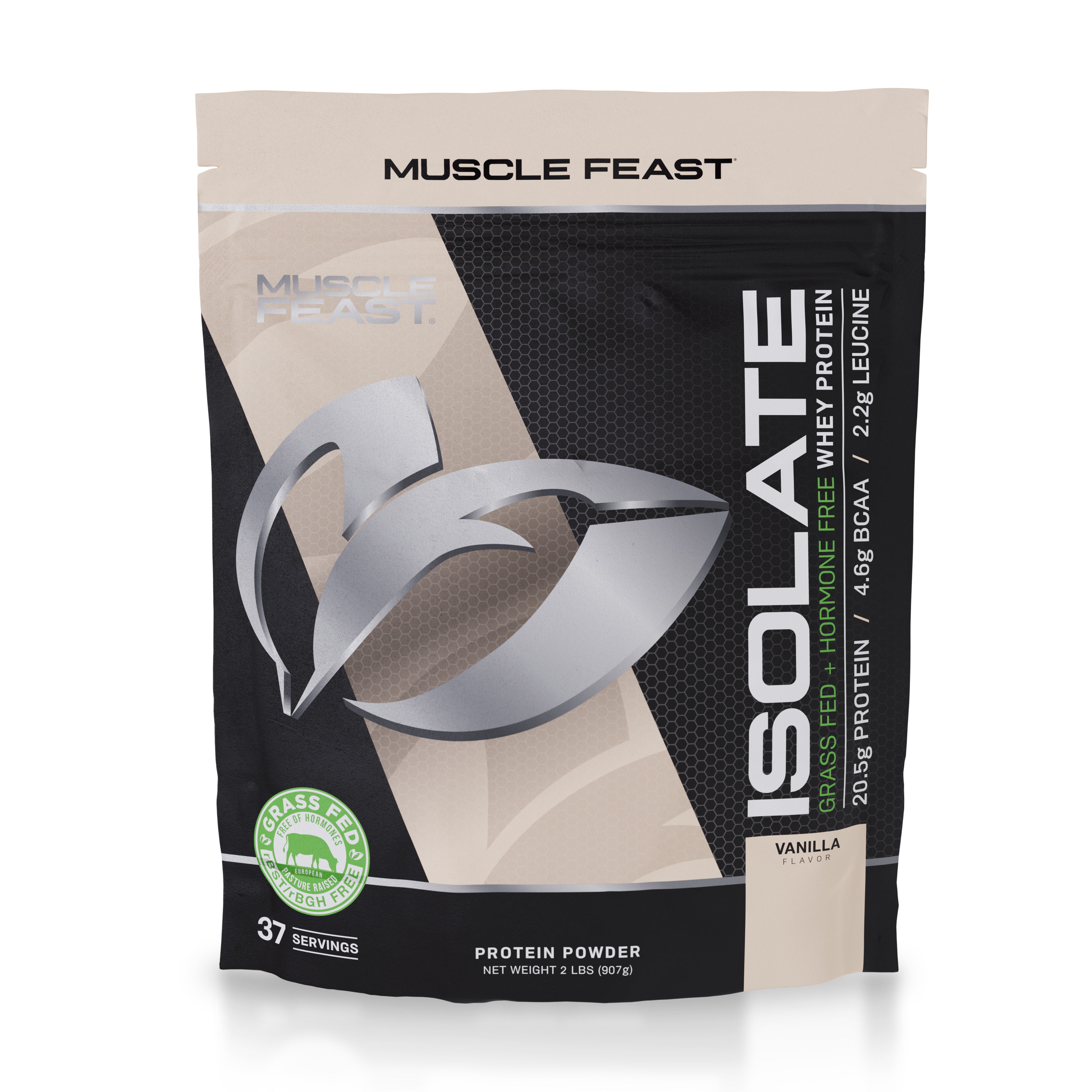 Creatine + Isolate Bundle: 1 Creatine Powder (Unflavored, 2lb) + 1 Whey Protein Isolate (Vanilla, 2lb) | Premium Supplements, Vegetarian, Gluten Free