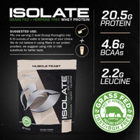 Creatine + Isolate Bundle: 1 Creatine Powder (Unflavored, 2lb) + 1 Whey Protein Isolate (Vanilla, 2lb) | Premium Supplements, Vegetarian, Gluten Free