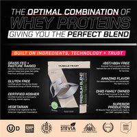 Premium Blend Protein, Pasture Raised, Grass Fed, rBST/rBGH and soy free