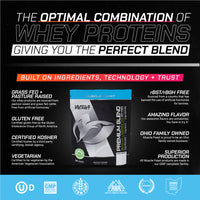 Premium Blend Protein, Pasture Raised, Grass Fed, rBST/rBGH and soy free