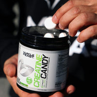 100% Whey + Creatine Candy Bundle: 1 100% Whey Protein (Vanilla, 5lb) + 1 Creatine Candy (Lemon Lime, 360) | Premium Supplements, Vegetarian, Gluten Free