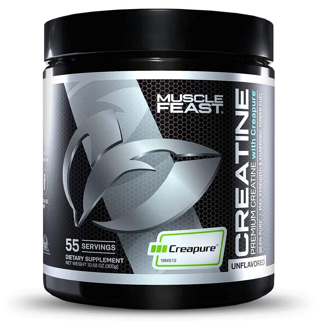 100% Whey + Creatine Bundle: (1) 100% Whey Protein (Unflavored, 5lb) + (1) Creatine Powder (Unflavored, 300g)