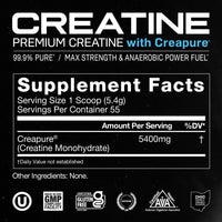 Isolate + Creatine Bundle: 1 Whey Protein Isolate (Vanilla, 2lb) + 1 Creatine Powder (Unflavored, 300g) | Premium Supplements, Vegetarian, Gluten Free