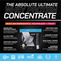 Whey Concentrate, Pasture Raised, Grass Fed, rBST/rBGH and soy free