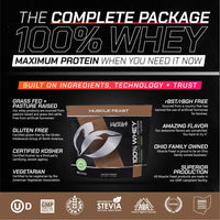 100% Whey, Pasture Raised, Grass Fed, rBST/rBGH and soy Free