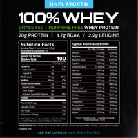 100% Whey, Pasture Raised, Grass Fed, rBST/rBGH and soy Free